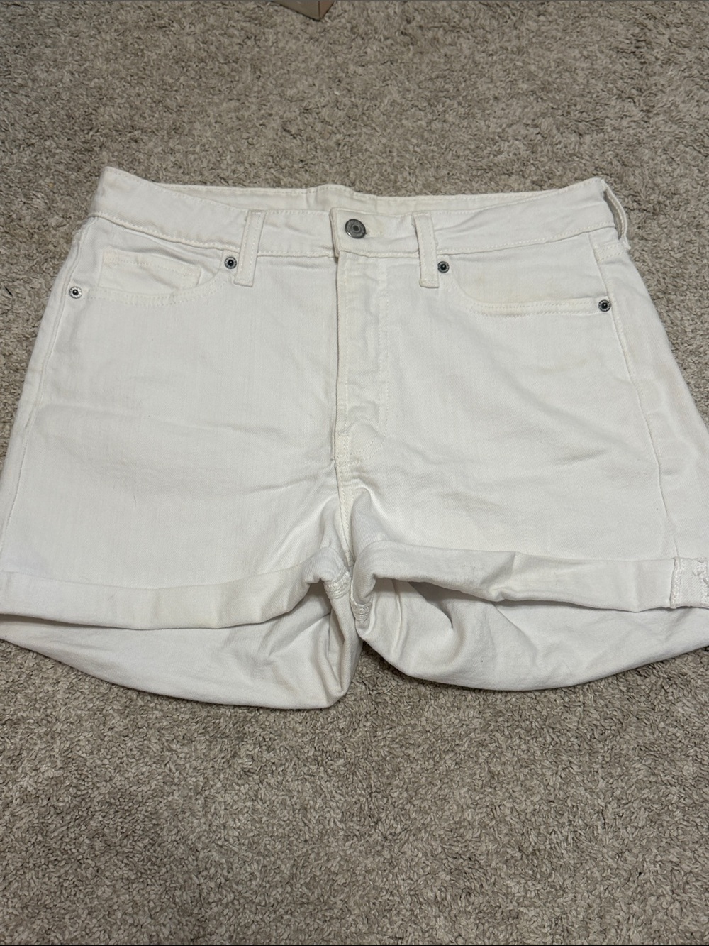 Old Navy White Women’s Denim Jean Shorts